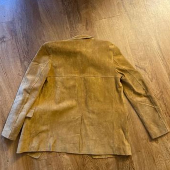 ZARA SUEDE BLAZER - Picture 7 of 9